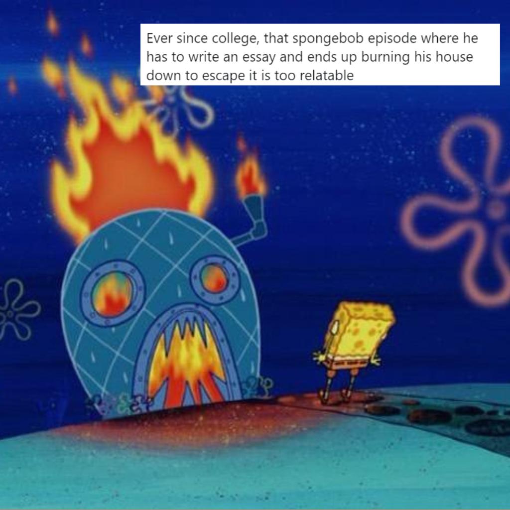 Spongebob Can't Solve Everything Hilarious College Tweets 
