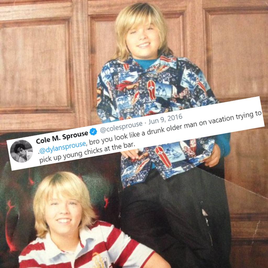 Sprouse Twins, Celebs Trolling