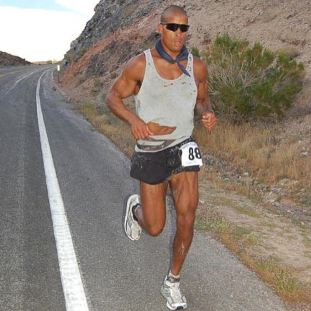 David Goggins running