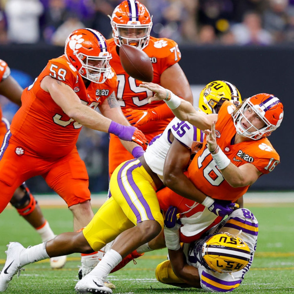 Clemson QB Trevor Lawrence Meets Internet TikTok Doppelganger Bella Martina  at Latest Home Game