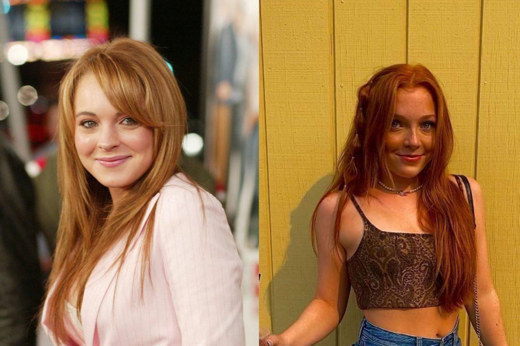 Lindsay Lohan, Gracie Kroells, Look-alike