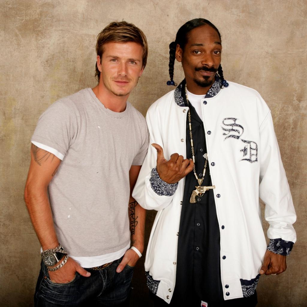 David Beckham and Snoop Dogg, friends, celebrity friendships, weird celebrity friendships, random celebrity friendships, odd celebrity friendships