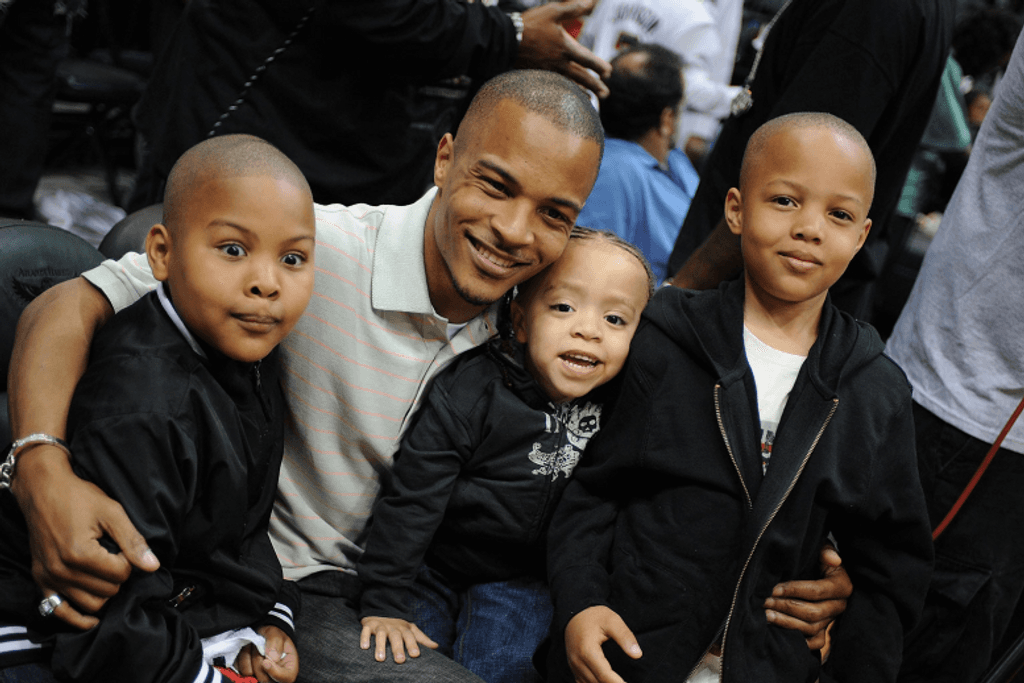 T.I., young dad, family