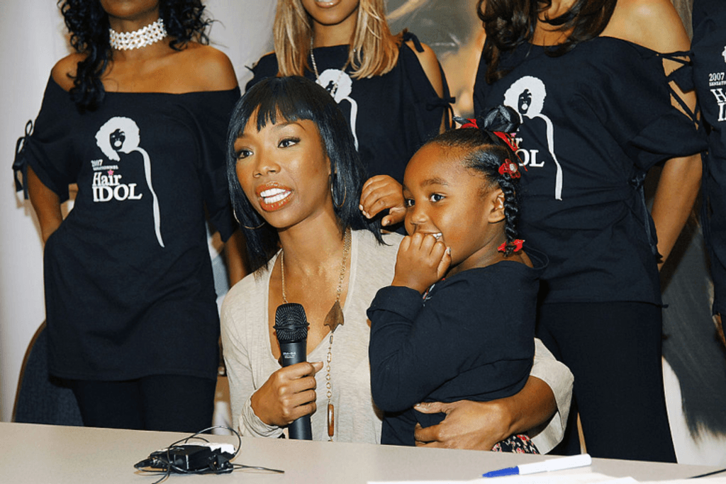 Brandy Norwood, young parent