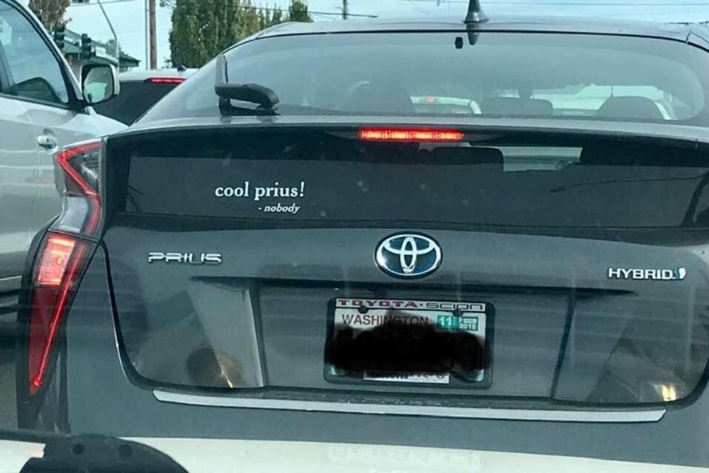 Prius Roast Bumper Sticker