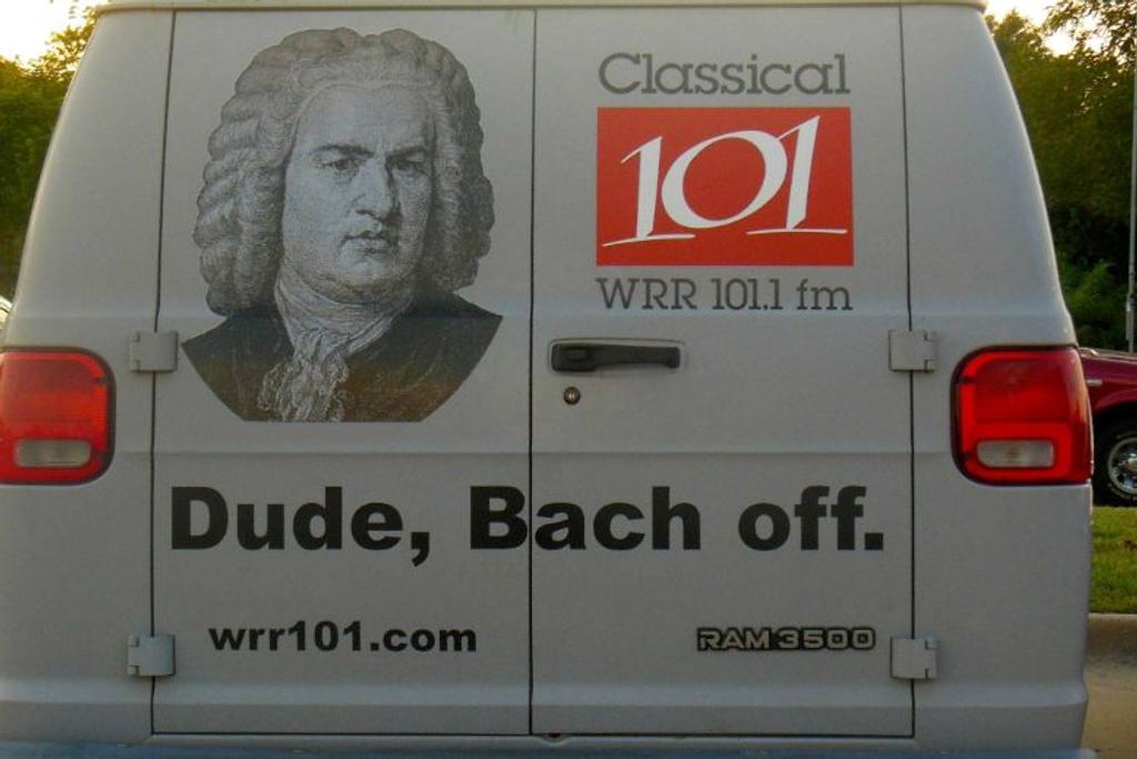 Bach hilarious Bumper Sticker