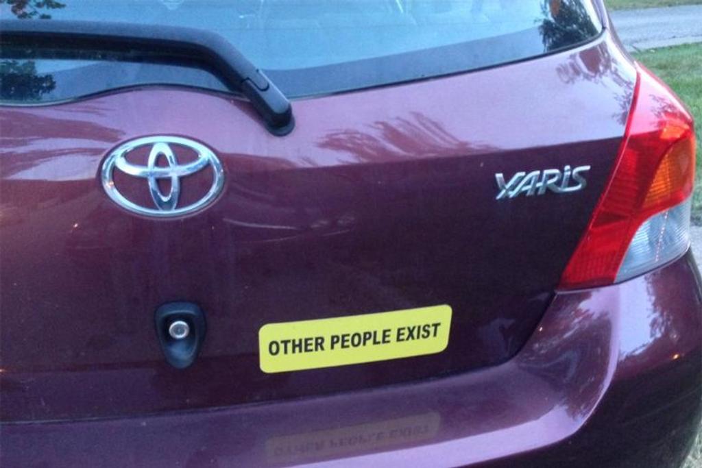 Funny Car Bumper Sticker
