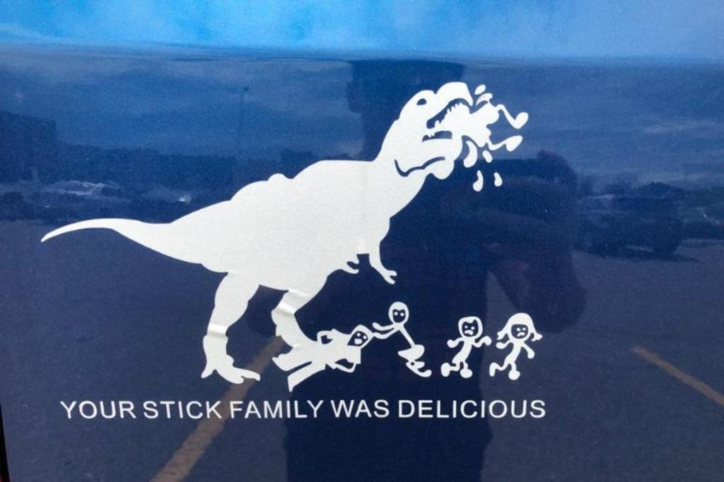 Stick Family Car Sticker