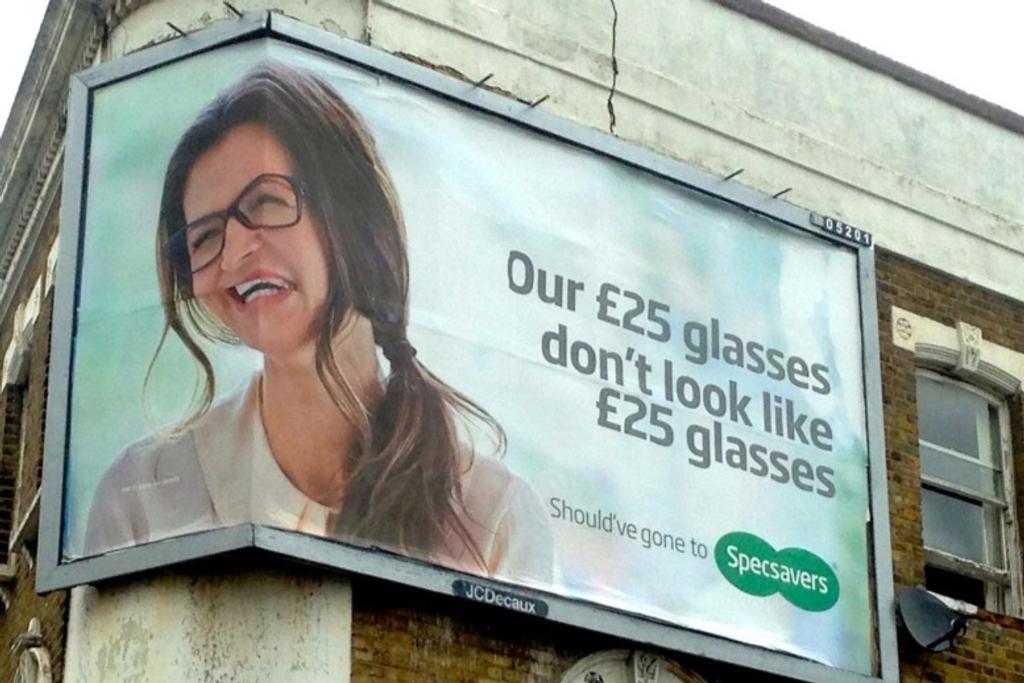 Specsavers Glasses Advertising Fail