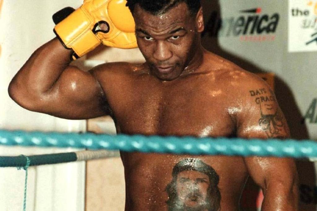 Mike Tyson chest tattoo