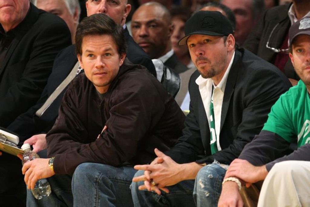 Boston Celtics Mark Wahlberg