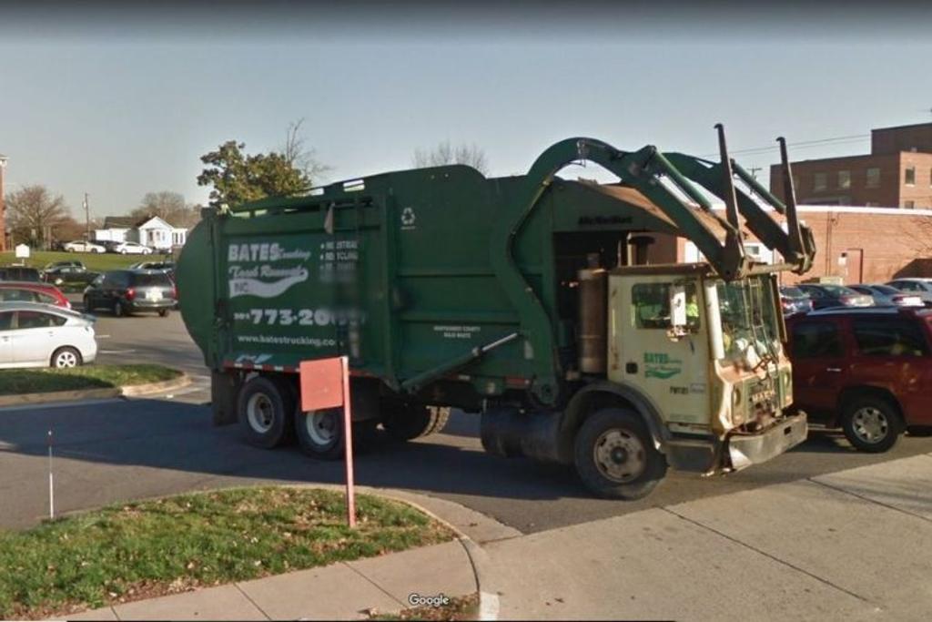garbage truck man viral