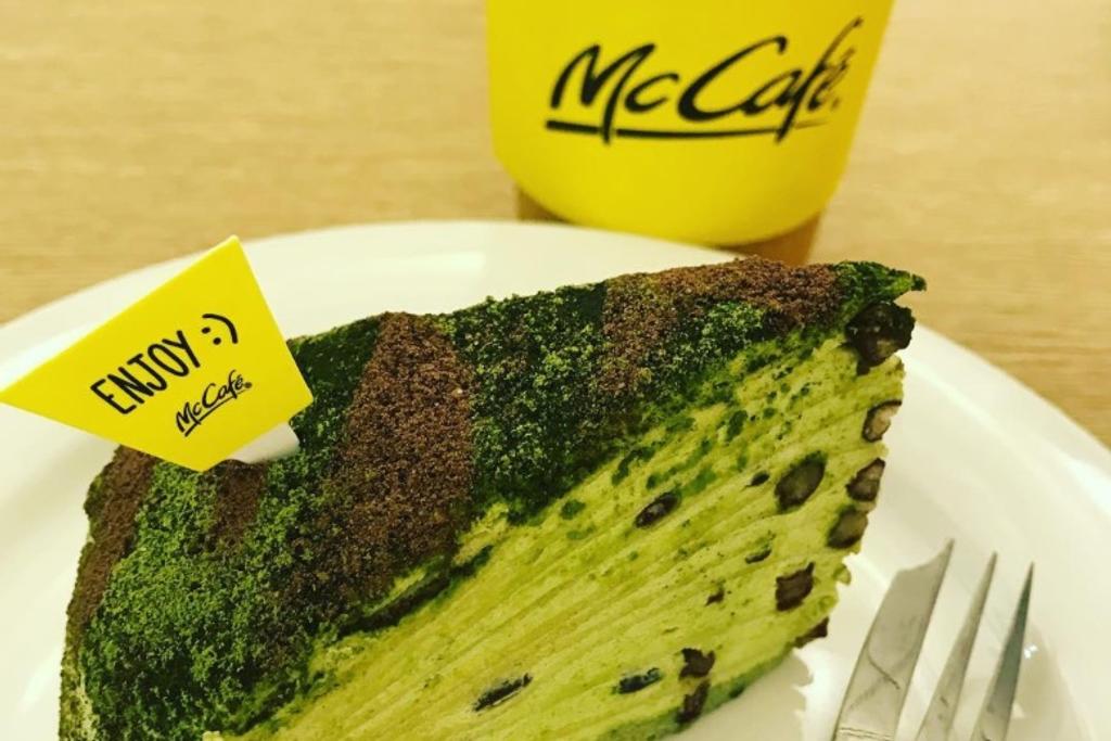 matcha cake McDonalds menu