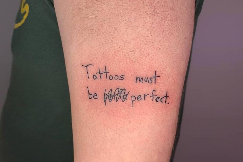 spelling mistake tattoo viral