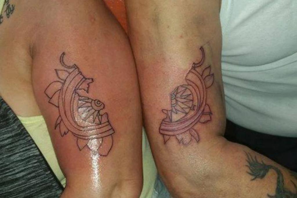 couples matching tattoo fails