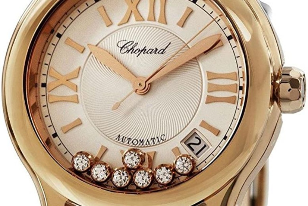 Chopard Happy Sport Women's Rose Gold Diamond Watch