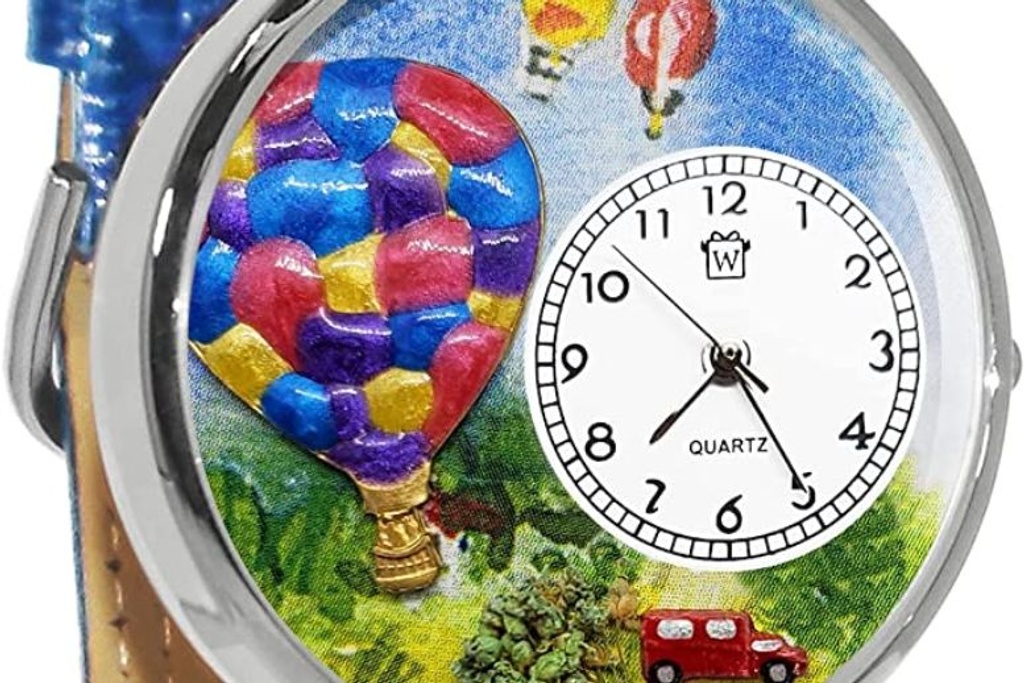 Whimsical Gifts Hot Air Balloons 3D Watch