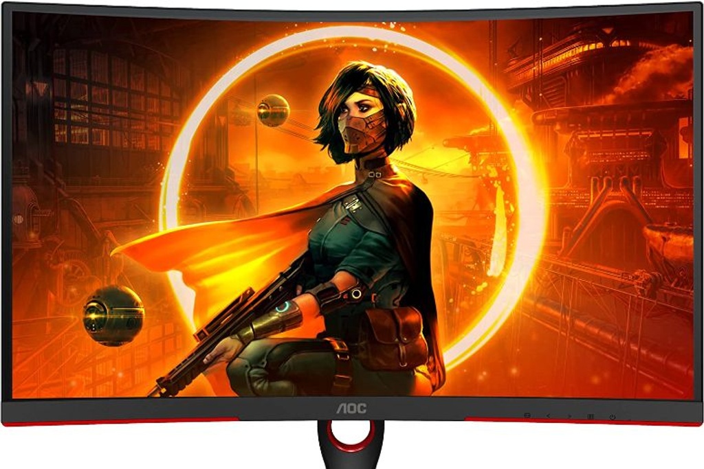 AOC Gaming CQ27G3S Frameless Curved Gaming Monitor