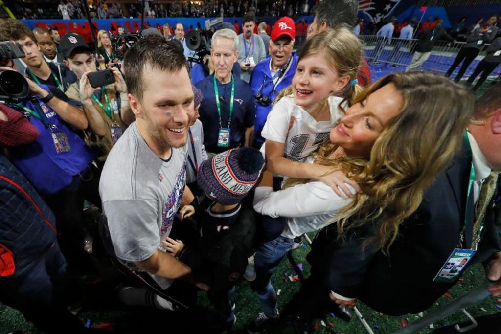 Tom Brady super bowl family