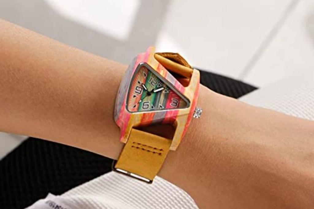 Triangle Wooden Watch