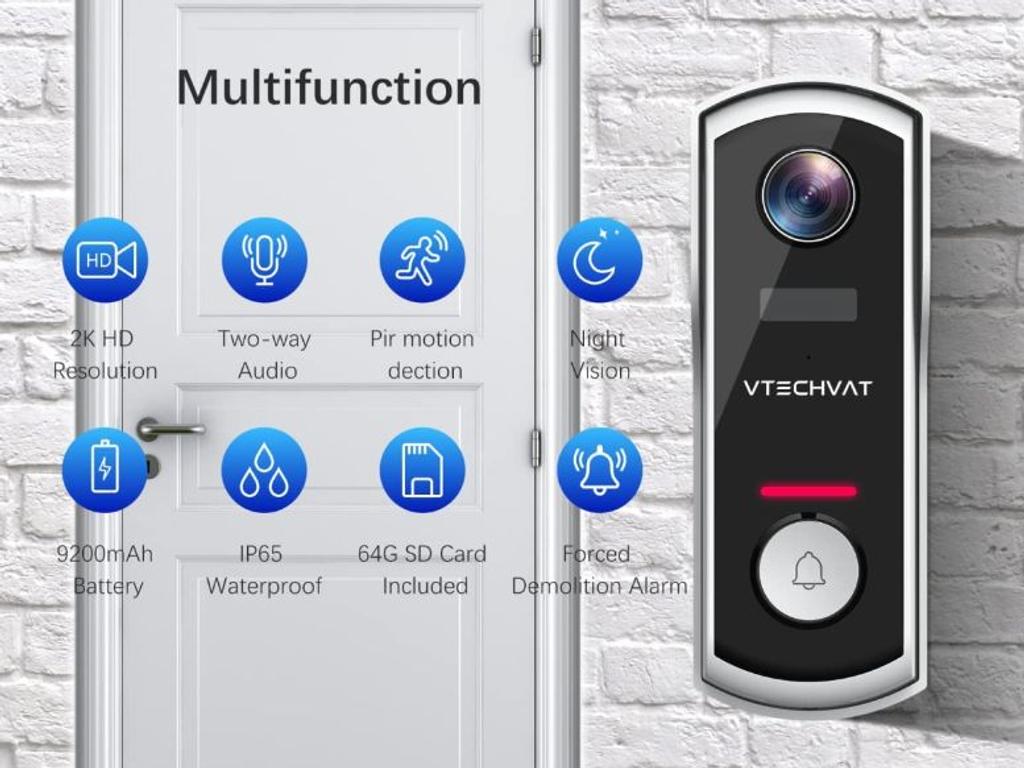 Vtechvat Wireless Doorbell Camera